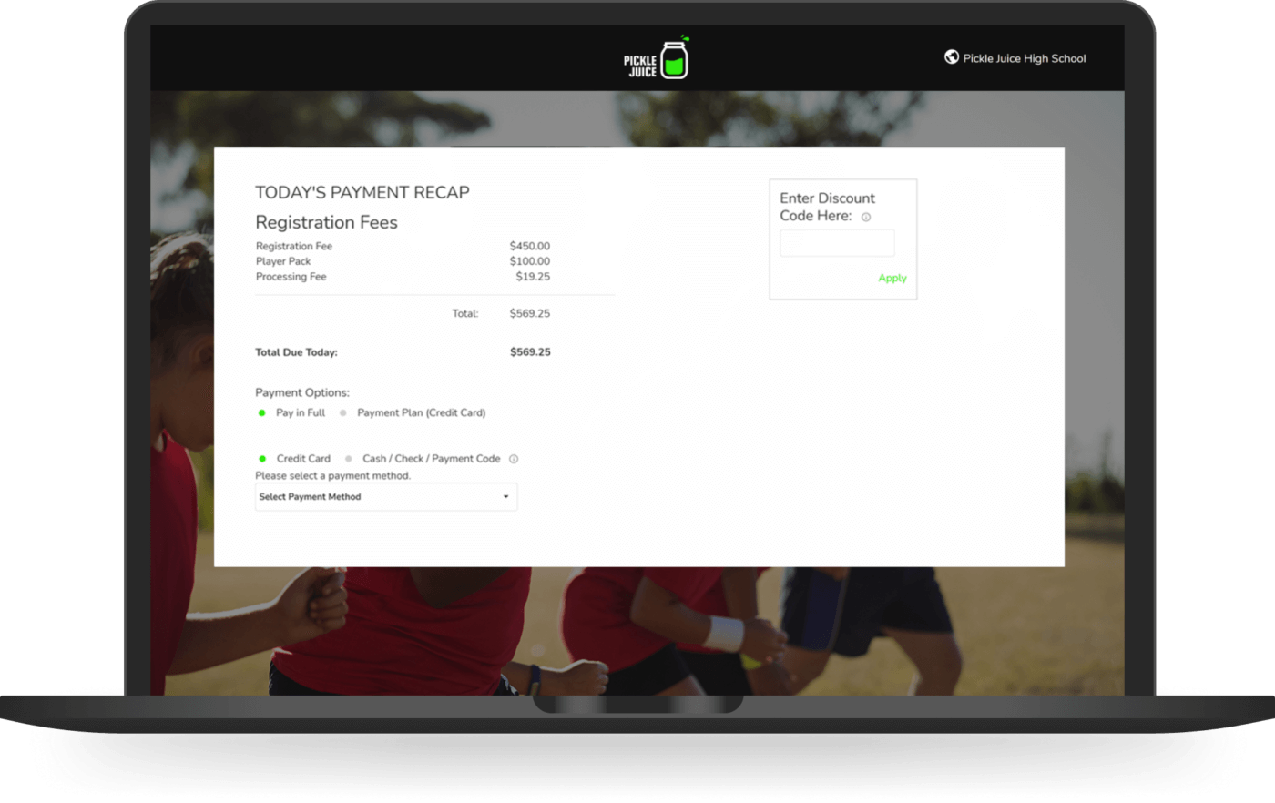 how to simplify team registration and accept payments online
